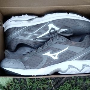 Mizuno wave unite 2 shoes gray sneakers mens nib